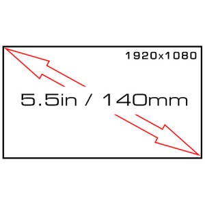 LCD 5.5in Full HD